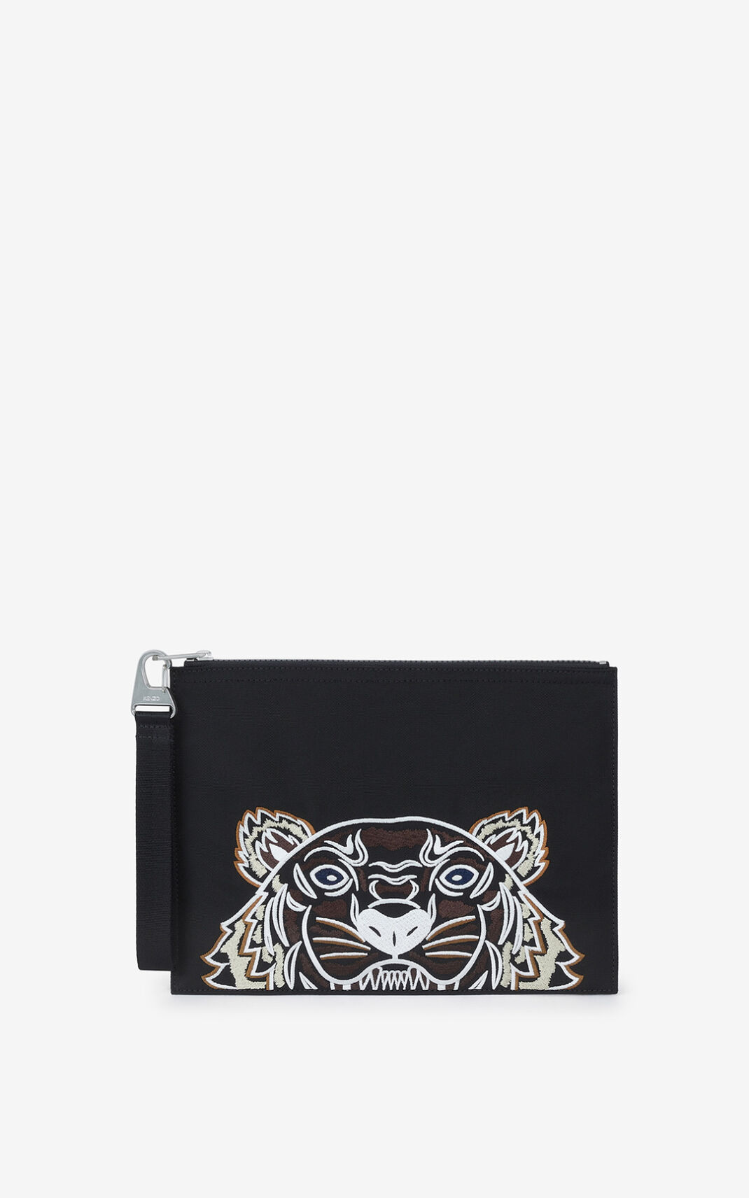 Pochette Kenzo Homme Large Toile Kampus Tiger Noir SGLIB-9120